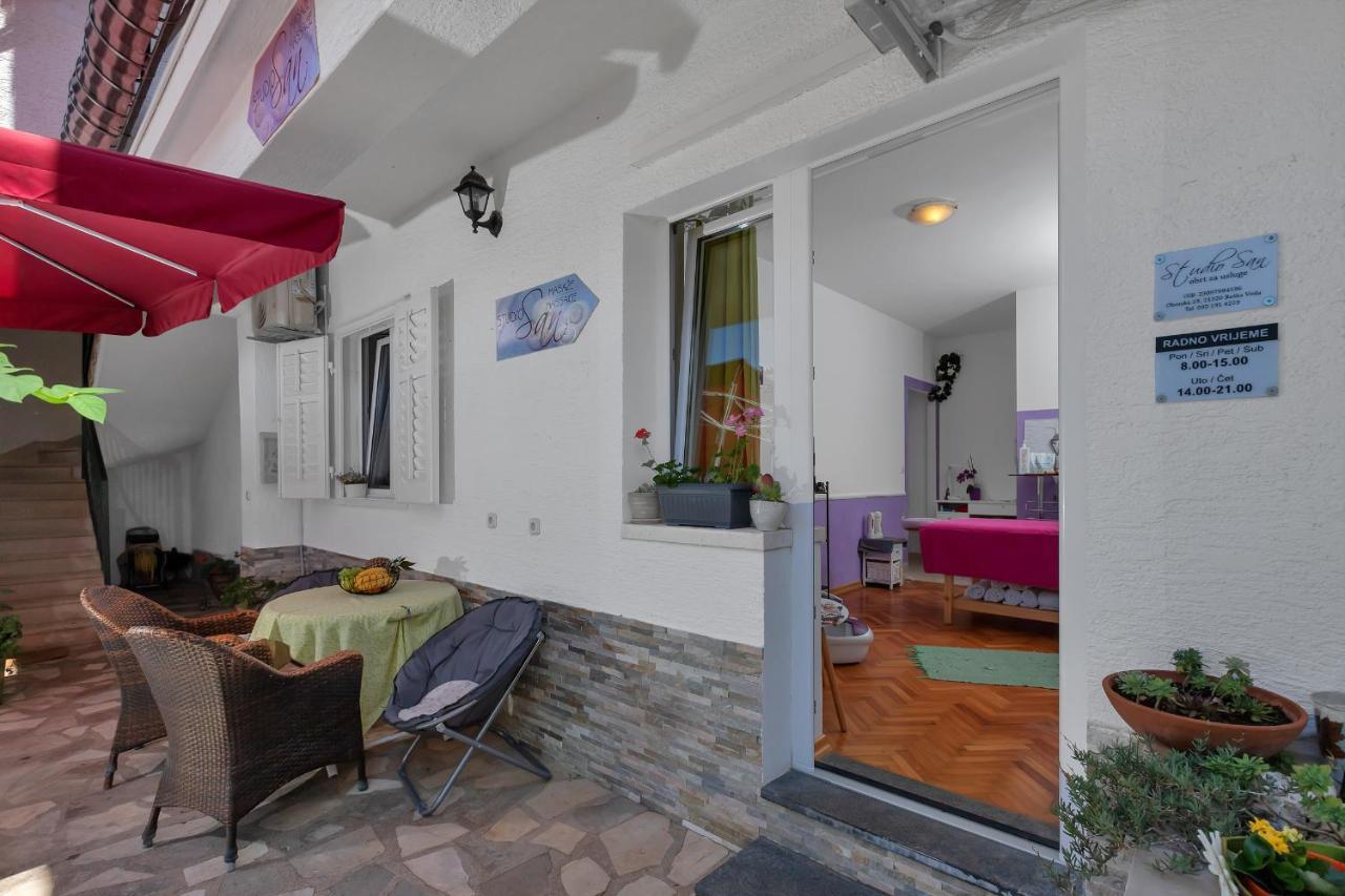 Apartmani Luna Baška Voda Esterno foto